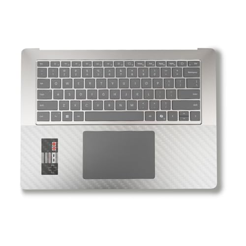 Image of Carbon Fiber Laptop Skin Compatible with Surface Laptop 7 15 inch (2024) - Retro Gamer 3 - Premium 3M Vinyl Protective Wrap Decal Cover - Easy to Apply | Crafted in The USA by MightySkins