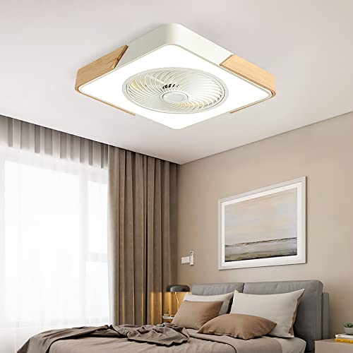 Ventilateur de plafond DC avec lampe et télécommande silencieux