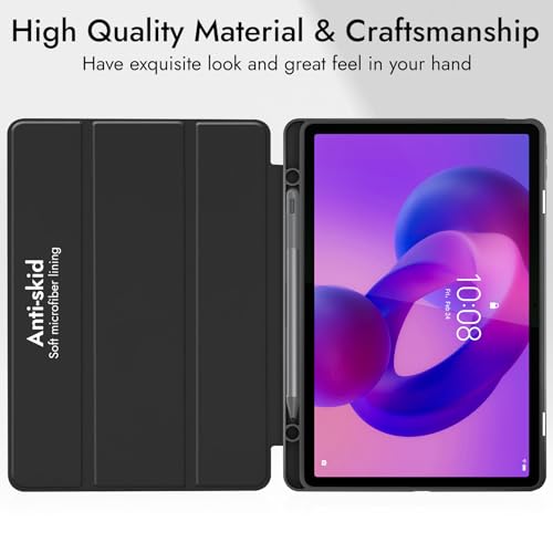Image of Robustrion Case Cover for Lenovo Idea Tab Cover 11 inch with [Pencil Holder], Trifold Flip Cover Case for Lenovo Idea Tab Cover 11 inch [Auto Sleep Wake Support] - Eiffel