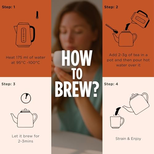 CHAYAM Kashmiri Kahwa Green Tea | 50g Loose Green Tea with Natural Saffron Flavour & Real Cardamom, Cinnamon, Cloves, Almond & Rose Petals | Boosts Immunity & Digestion | Authentic Kashmiri Chai