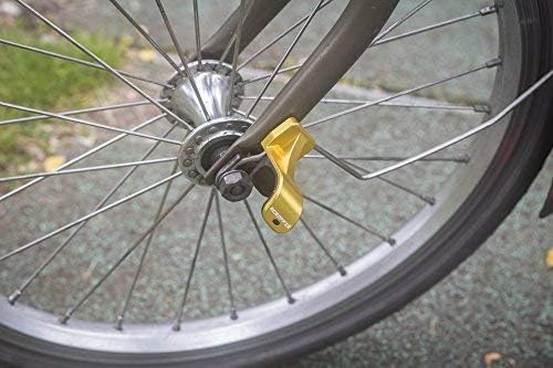 A C E Aluminium Hook for Brompton L-Mudguard Version Lightweight in Gold L-Hook-GOL