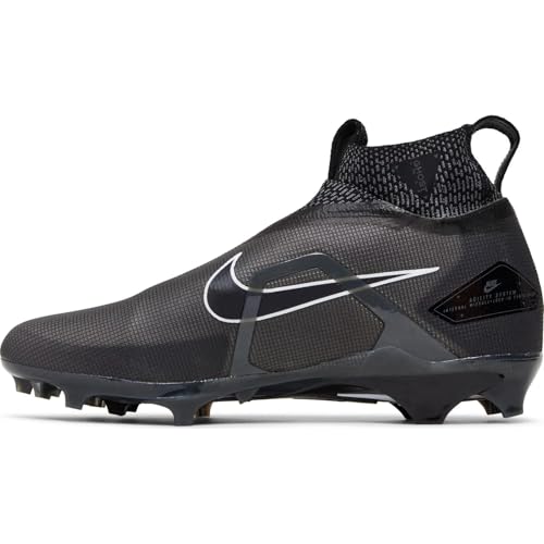 Nike Alpha Menace Elite 3 CT6648-010 Black-Iron Grey-White Men's Football Cleats 13 US3