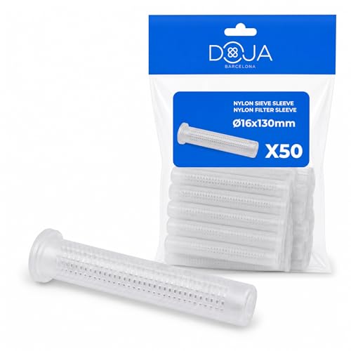 Tamis Nylon Ancrage Chimique DOJA Barcelona - Pack 50-16x130mm - Installation Facile, Tamis Scellement Chimique, Design Optimisé pour Bonne Fixation, Tige...