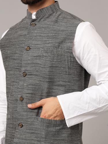 Image of LATEST CHIKAN Men's Nehru Jacket /Waistcoat Sophisticated Ethnic Wear