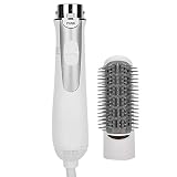 Cepillo para secador de pelo, cepillo aire caliente para peinar, peine alisador de rizador aire caliente 2en1 iones negativos, reduce el encrespamiento y...