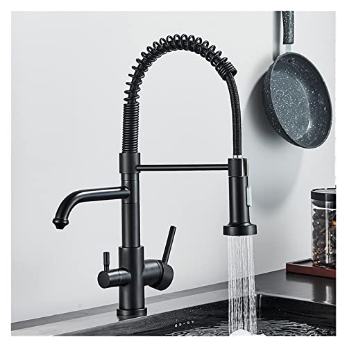 Mitigeur de purification d'eau pour cuisine éliminant le calcaire avec douchette rotative - 8
