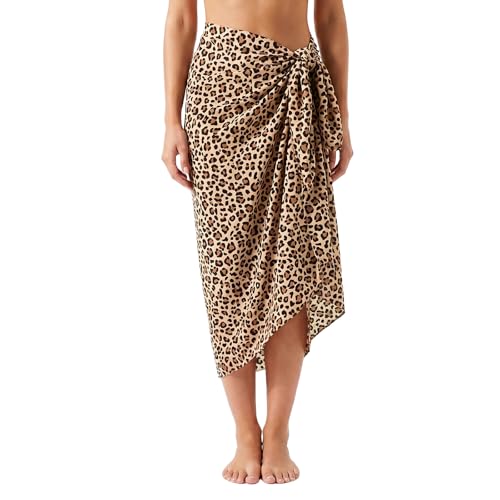 Yodamiack Women Beach Cover Up Sheer Sarong High S...