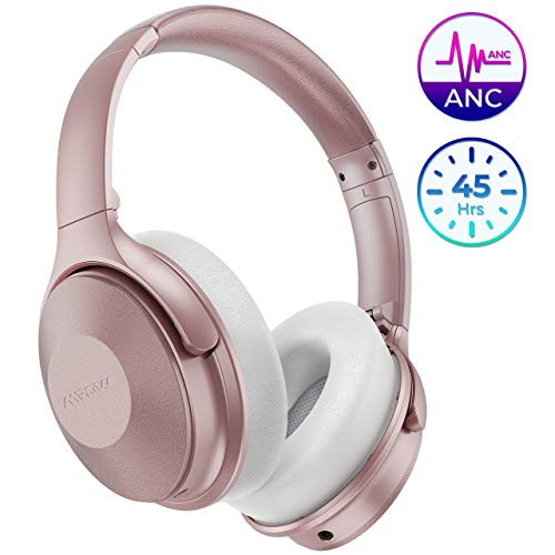 Mpow Active Noise Cancelling Headphones, H17 New Bluetooth Headphones Over Ear with 45H