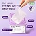 SOME BY MI Retinol Intense Daily Mask - 30 Sheets, 11.8Oz - Mild Korean Retinol Vegan Face Sheet Mask for Glass Skin Routine - Skin Texture, Elasticity and Aging Sign Care - Korean Skin Care