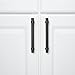 Amazon Basics Straight Bar Cabinet Handle, 6.63-inch Length (5-inch Hole Center), Oil Rubbed Bronze, 10-Pack