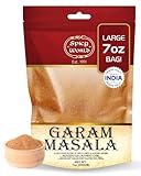 Spicy World Garam Masala Powder 7-Ounce (15 Premium Spice Blend) | Salt Free, Vegan | Indian Origin | Garam Masala Spice Powder