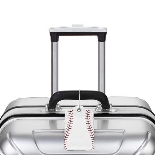 Vridoyt UJ50 2 Pcs Baseball Luggage Tag For Suitcase, Cute Baseball Tags Gifts For Players Fan Game Boys Men Women Kids Outdoor Sport Travel thumb #4