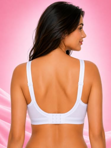 Image of SONA Perfecto Cotton Bra for Woman Full Coverage Non Padded Everyday Wirefree Pack of