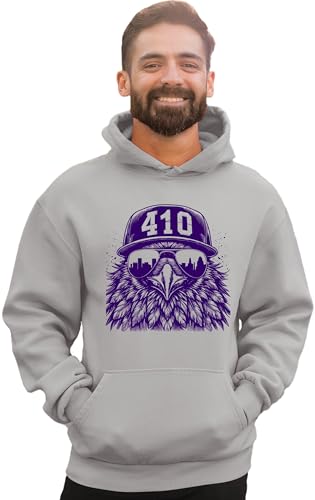Go All Out Raven Wearing 410 Hat And Sunglasses Mens Women Sweatshirt Hoodie2
