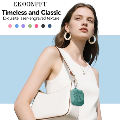 Image of for AirPods Pro 2 Case with 3-in-1 Cleaning Kit & Keychain, Ekoonpft Flower Engraved Silicone AirPod Pro Cases Cover for Apple AirPods Pro 2nd /1st Generation(2023 /2022 /2019), Shockproof & Anti-Scratch