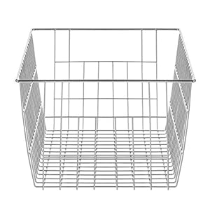 Slideep Farmhouse Wire Organizer Storage Bin Basket with Handles, Food Storage for Kitchen Cabinets, Pantry, Closet, Bedroom, Bathroom, Office 6 Pack Slideep Farmhouse Wire Organizer Storage Bin Basket with Handles Food Storage for Kitchen Cabinets Pantry Closet Bedroom Bathroom Office 6 Pack