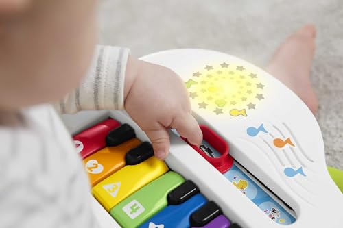 Piano para bebé Fisher-Price Ríe y Aprende, el regalo ideal para más de 6 meses 5