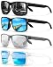 KUGUAOK Polarized Square Sunglasses For Men and Women Matte Finish Sun Glasses UV Protection Glasses