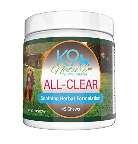 Dog Allergy Supplement All-Clear Herbal Anti Itch Treats Provide Natural Relief from Seasonal