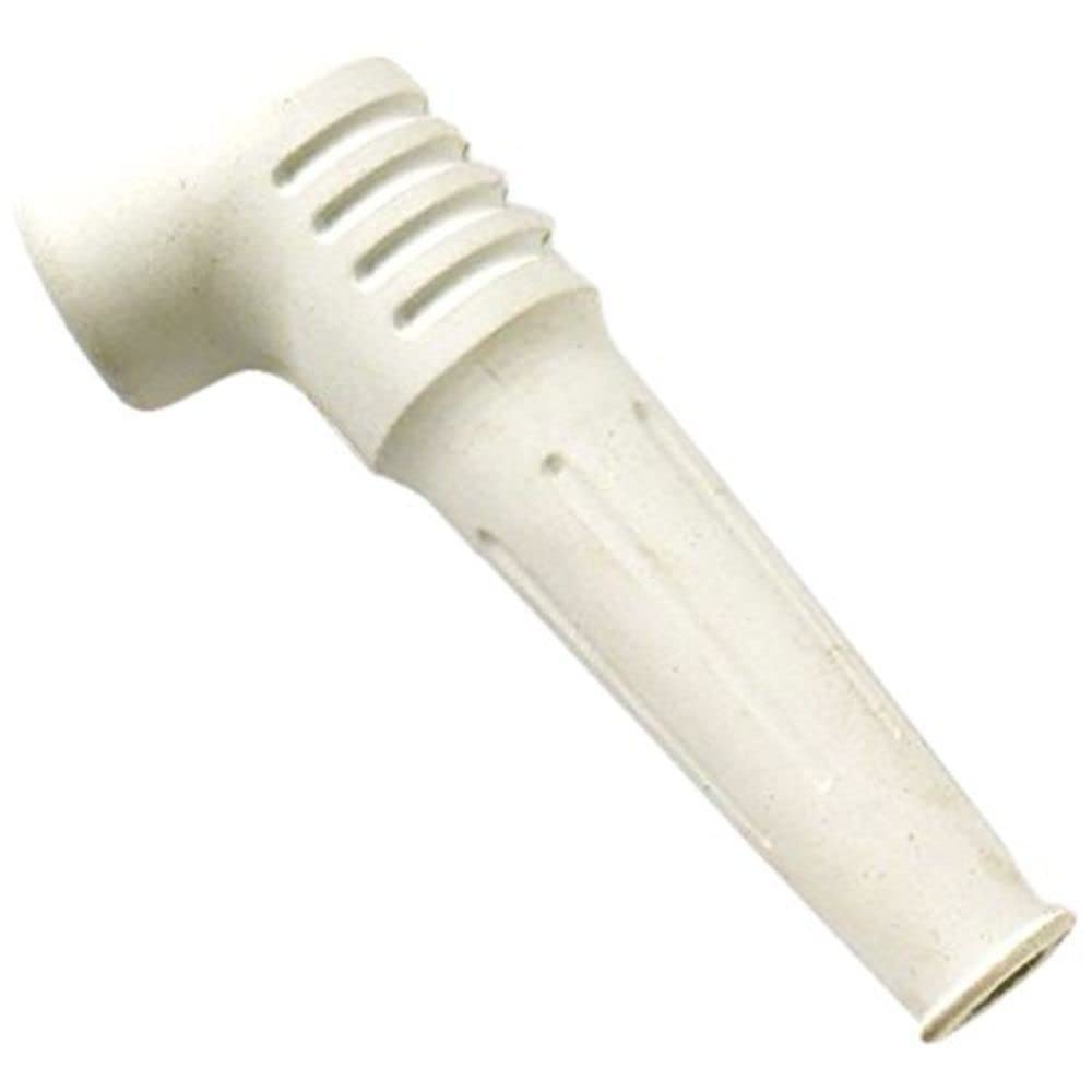 Bulk Hardware White Merriway Bh01923 Tap Swirl Large Angled For 1/2In Tap -1 Pcs