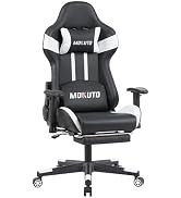 Amazon.co.jp: MOKUTO ゲーミングチェア フットレスト付き 135