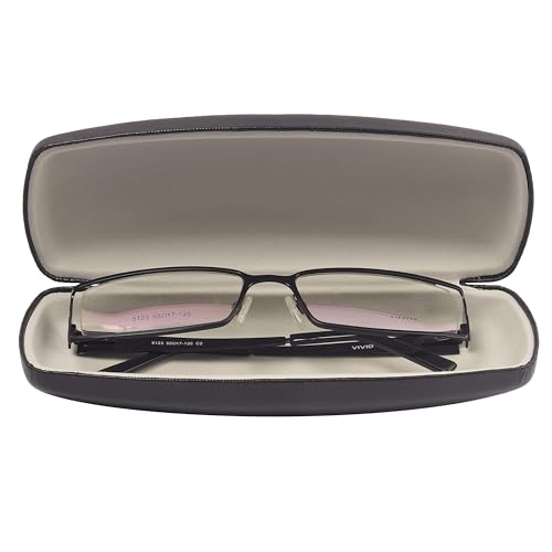Image of VIVID Vision Unisex Adult Eyewear Specs Case Cover | Screw Driver | Free Cloth | Protect Eye Glasses | Chashma Dibbi | Spectacle Box | HINGE-SPRING | Metal | 3 IN 1