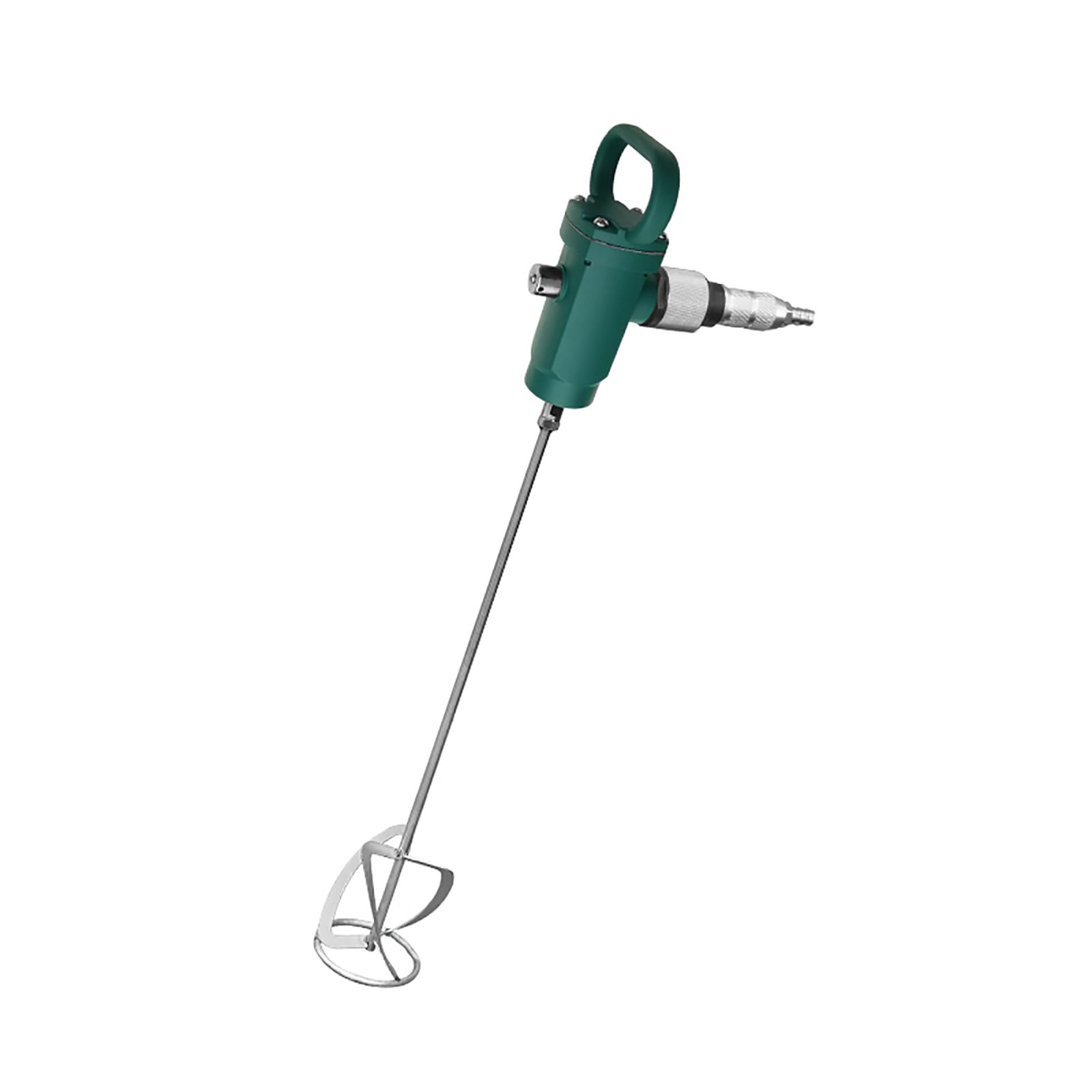 Agitador neumático de pintura,Velocidad infinitamente ajustable, varilla roscada de acero inoxidable, Herramienta de mezcla for tinte de tinta líquida viscosa(Spiral Mixing Rods)