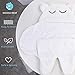 Snuggle Bear Baby Swaddle Blanket Wrap Cute Newborn Bear Onesie Ultra Soft Essential Wearable Swaddling Receiving Blanket Plush Ideal for Infant Baby Boy Girl 0-6 Months Perfect Baby Registry White