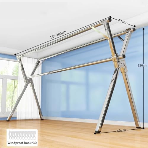 Étendoir à linge pliable intérieur grand modèle modulable et stable