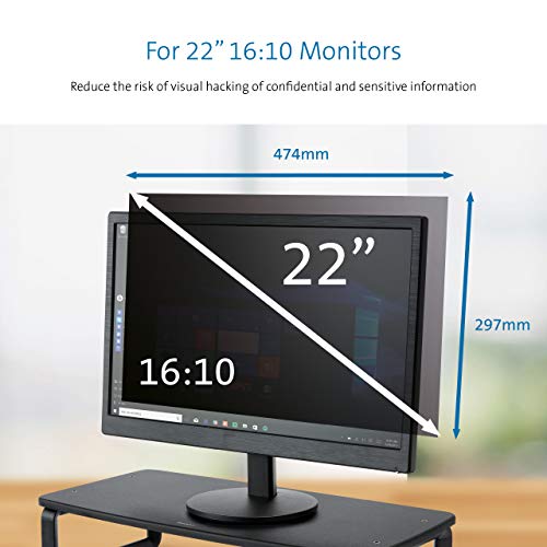 Kensington Filtro Privacy 55.8 Cm, 22", Wide 16:10, Rimovibile, 626483 - 3