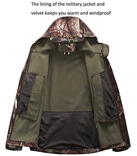 image for Lilychan Men’s Military Soft Shell Tactical Jacket Outdoor Sports Hu