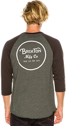 Brixton Men's Wheeler 3/4 Sleeve Tee