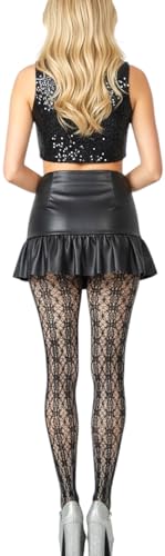 Image of ToBeInStyle Women's Vintage Art Deco Chevron Ornate Design Tights Pantyhose