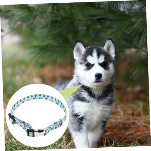 BAZEITFLOW Verstellbares Gepolstertes Hundehalsband Aus Strapazierfähigem Material Mit Schnellverschluss Schnalle Für Outdoor-aktivitäten Und Feste Erhältlich