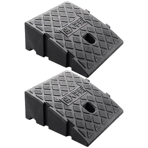 2 Rampas de Bordillo 9.8 x 10.6 x 2.8 in PVC miniatura 1
