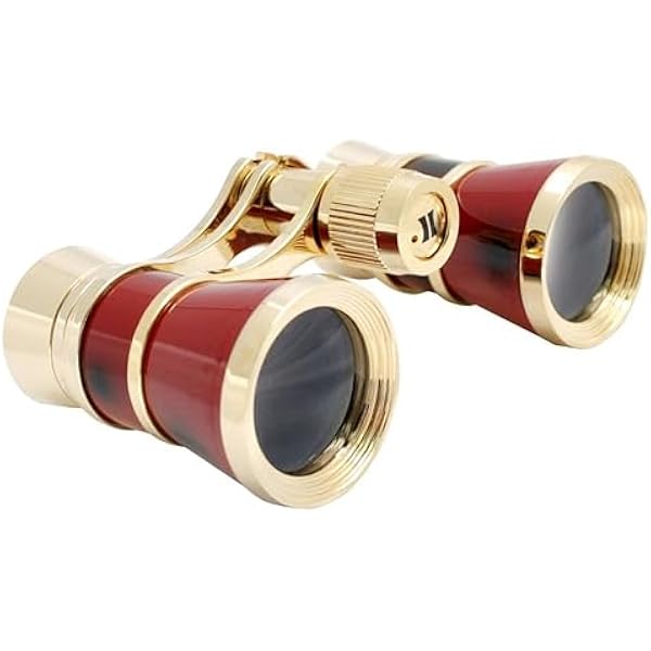 Eschenbach Optik Lornetka glamour 3x25, szkło operowe, mała, czerwona