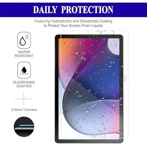 Image of Anti-Scratch & Smudge Proof Tempered Glass Screen Protector for Motorola Moto Tab G62 - Pack Of 1