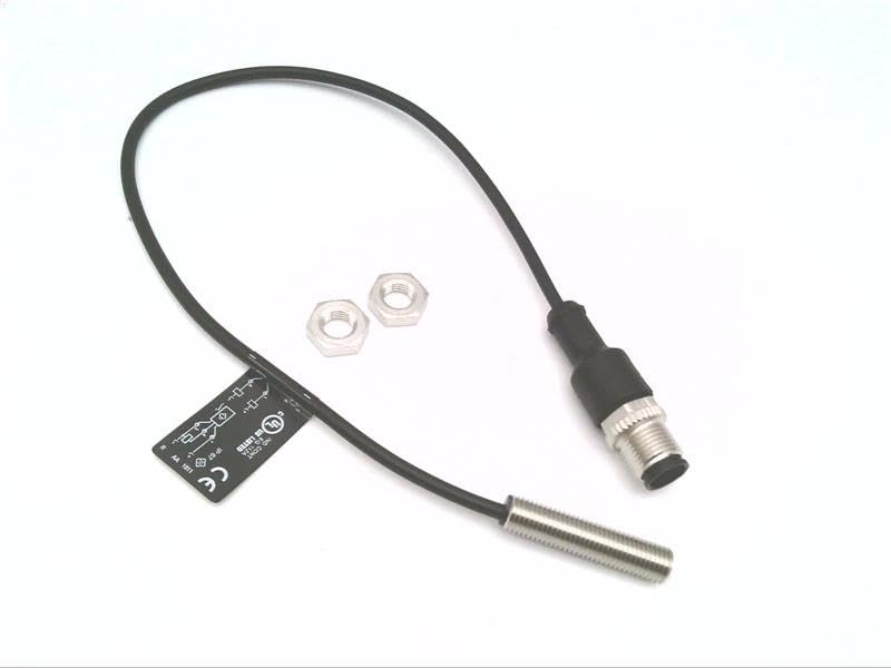 IFM IEBC003BASKG/0,3M/US-IE5351 0 TO 60 DEGREE C, 0.3 M CABLE LENGTH, 10 MA, 10-30 VDC, 3 MM SENSING RANGE, A CODED, FLUSH MOUNT, IE5351, INDUCTIVE SENSOR, IP67, M12 CONNECTOR, M8 THREADED HOUSING, N/