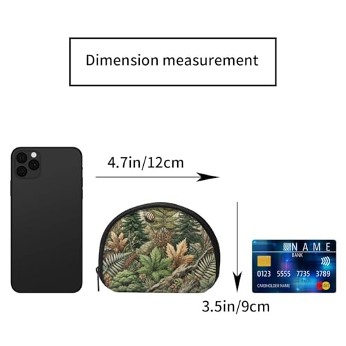 Portable Coin Purse Camo-Hunting-Tree Mini Zippered Money Pouch Card Holder2