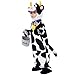 Spooktacular Creations Unisex Toddler Cow Costume Jumpsuit Outfit with Milking Bucket for KIds Child Boys and Girls Halloween Costume Cosplay, Trick or Treat Farm Party Dress Up (3T(3-4yrs))