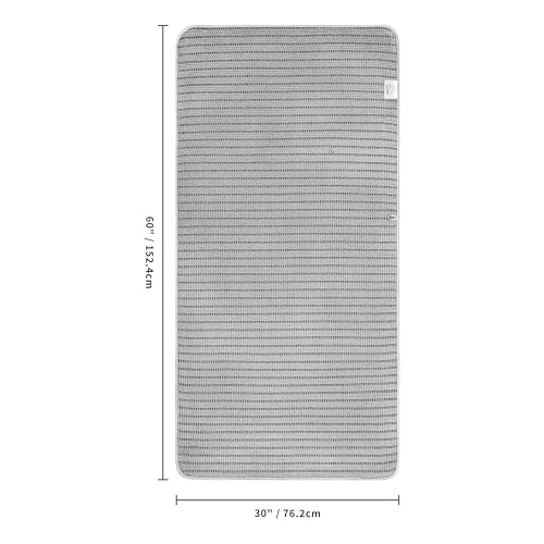 Image of POLYTE 430 GSM Microfiber Oversize Quick Dry Lint Free Bath Towel, 60 x 30 in, 4 Pack (Waffle Weave)