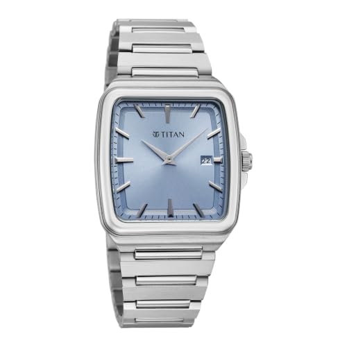 Image of Titan Classique sleekfit with Quartz Analog 2 Hands + Date@3H Stainless Steel Strap Watch for Men