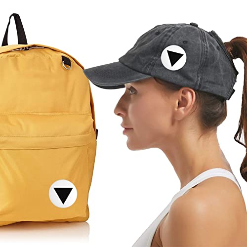 Black Triangle Pride Flag Round Badges 1.8 Inches Button Pins Badge Brooch Decoration for Hat Bags Clothes4