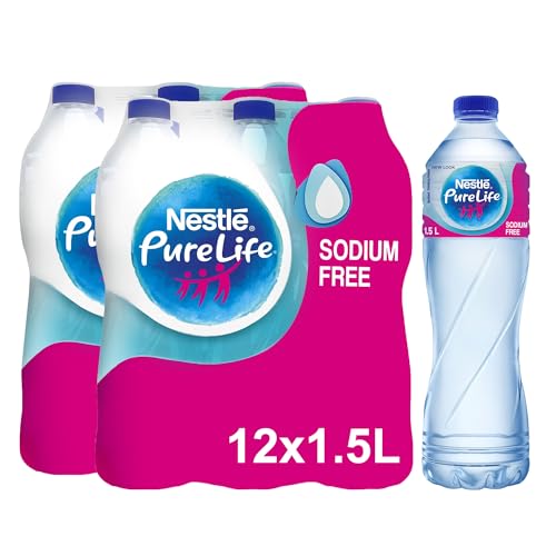 Nestlé Pure Life SODIUM-FREE Water 12 x 1.5 L