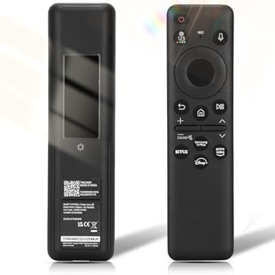 BN59-01455A Solar Remote Compatible with Samsung Smart TV QLED TV Series S95C, LS03D, QN50, QN55, QN60, QN65, QN70, QN80, QN85, QN90, Replaces of BN59-01455A Samsung Remote