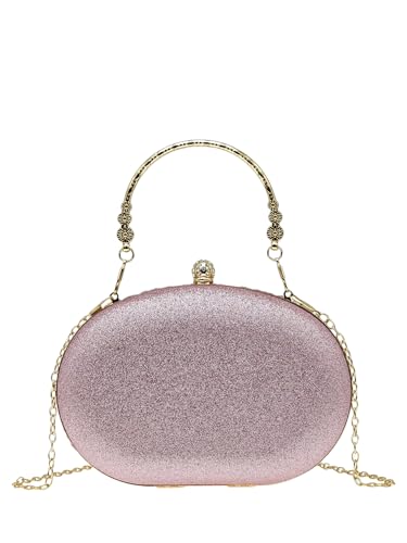 Women's Sequin Rhinestone Clutch Purses Luxury Glitter Crossbody Bag Evening Bridal Wedding Handbag With Chain3