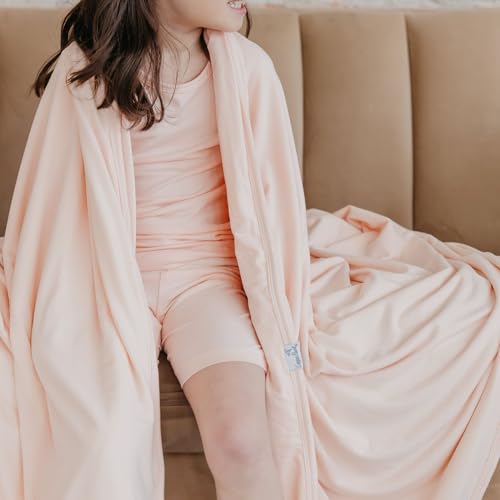 Image of Copper Pearl Jumbo 3-Layer Baby Blanket: Soft Baby Quilts for Boys and Girls | Breathable, Cozy, Toddler Blanket | Baby Quilt for Newborns | 60x72 Premium Material | Blush