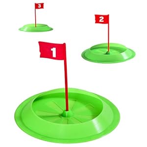GoSports Pure Putt Challenge Putting Cups 3 Pack – Practice Putting Indoors & Outdoors