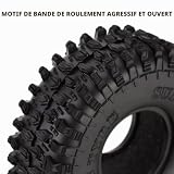Injora pneus crawler 1,9 de 120 mm avec insert en mousse photo 4
