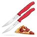 Fixwell® Allzweckmesser, rot I scharfes Universalmesser Wellenschliff, für Pizza, Brötchen & Co. – sehr langlebig, rostfrei | spülmaschinenfest & lebensmittelecht | 100% Made in Germany seit 1955